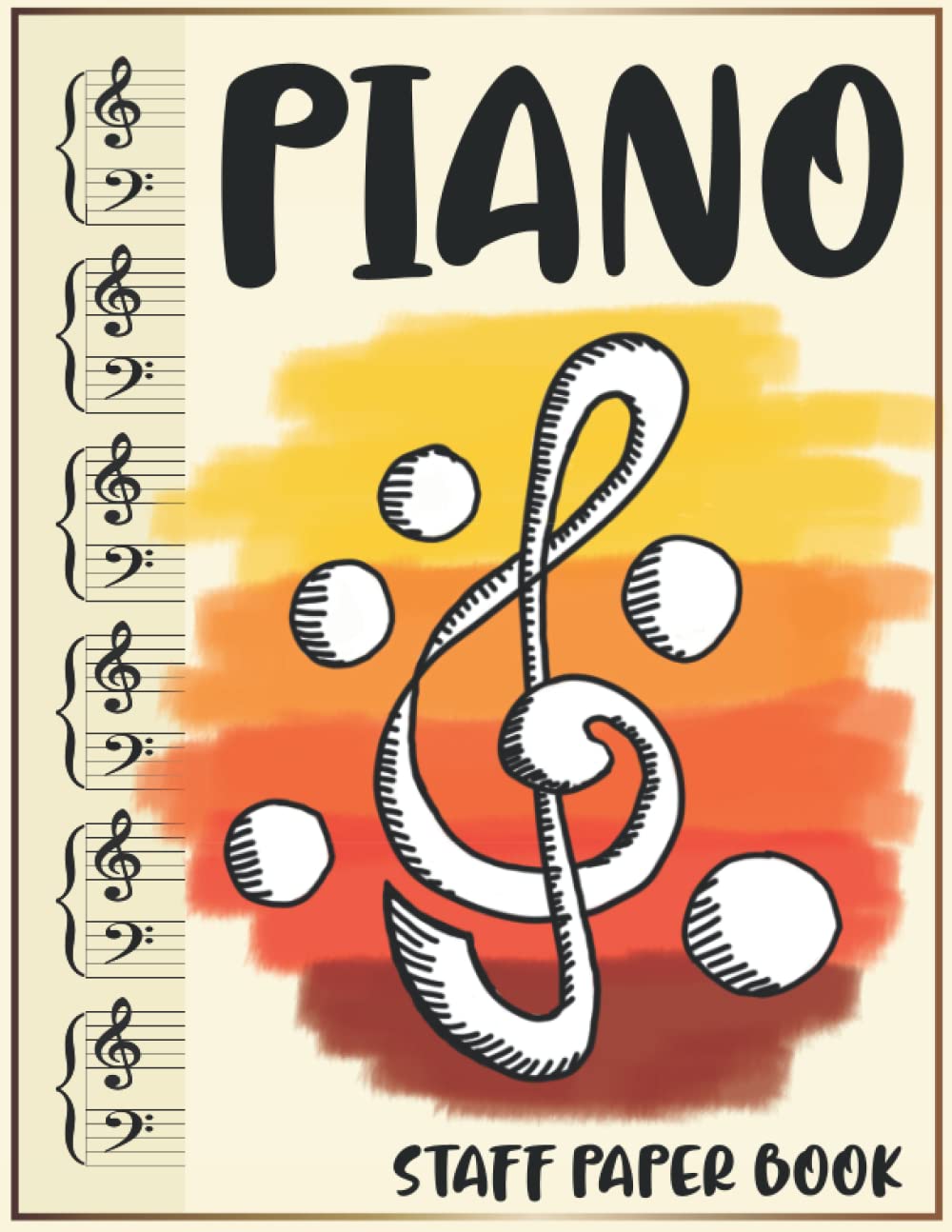 Piano Note Book: Blank Piano Sheet | Perfect Manuscript Journal For Pianists Students, Beginners, And Kids baixar o livro de graça