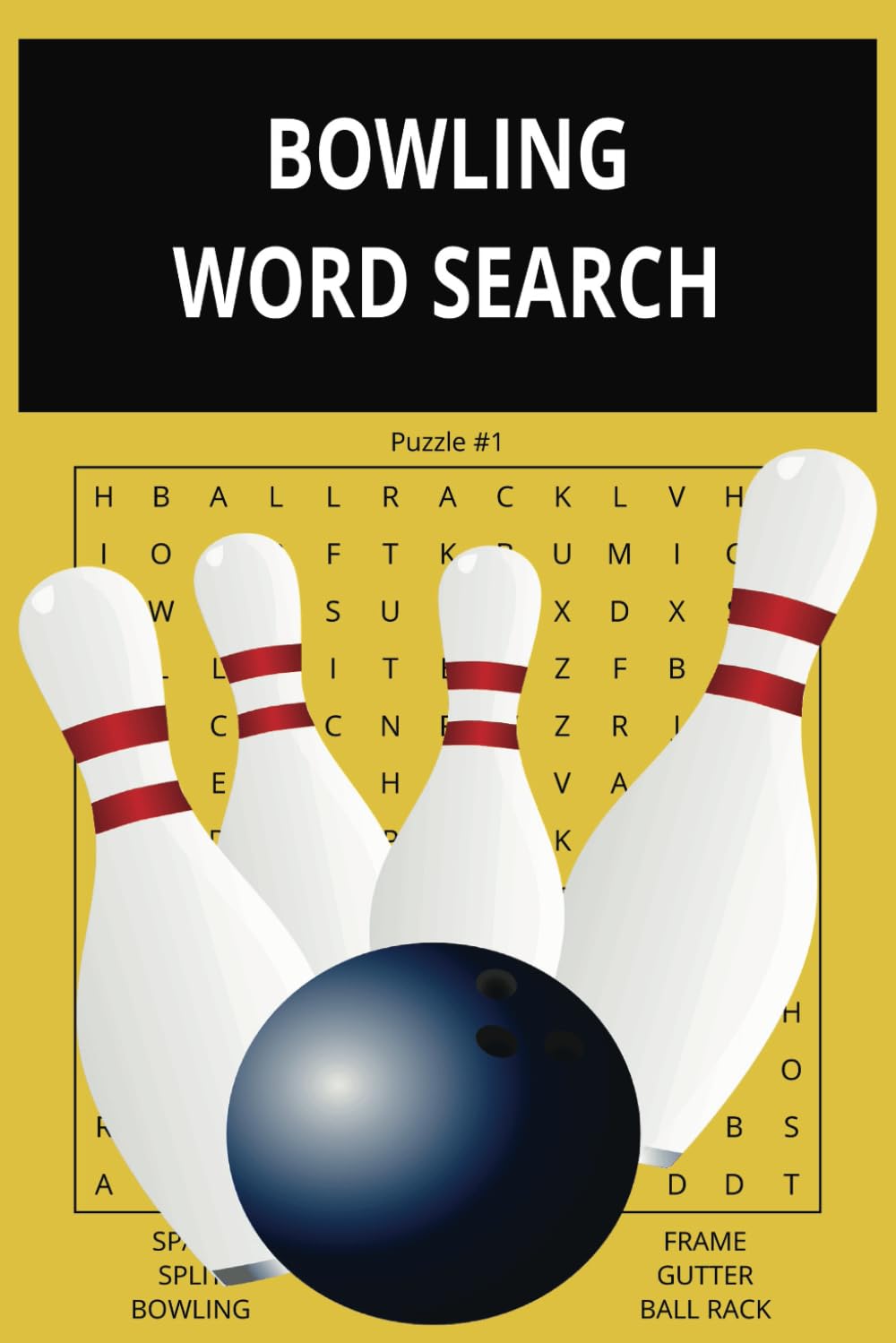 Bowling Word Search: Bowling Word Search Puzzle Book