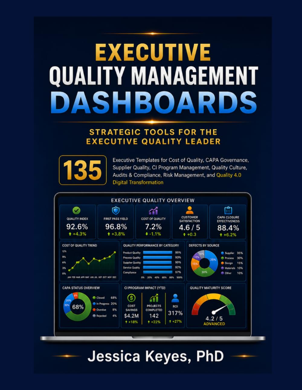 Executive Quality Management Dashboards Strategic Tools for the Executive Quality Leader: 135 Executive Templates for Cost of Quality Management (Executive Project Governance Series) baixar livro de graça