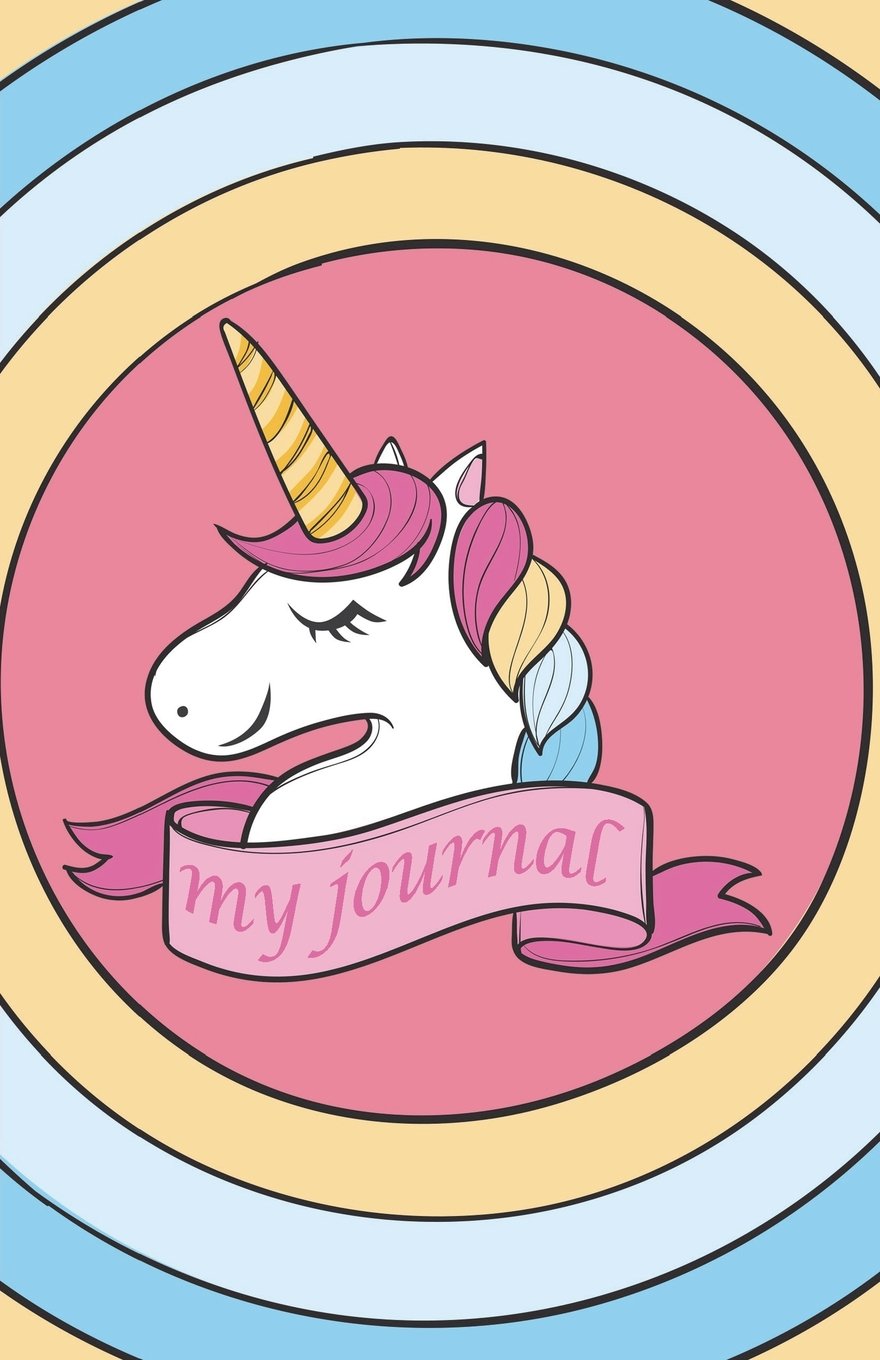 ler totalmente my journal: 5mm Bullet journal, Dot Grid notebook 5.5" x 8.5" Unicorn