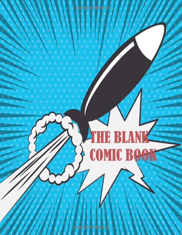 ler totalmente The Blank Comic Book Notebook: A Large 8.5" x 11" Notebook and Sketchbook for Kids and Adults to Unleash Creativity- Variety of Templates - More than 100 Blank Pages For Comic Book Drawing