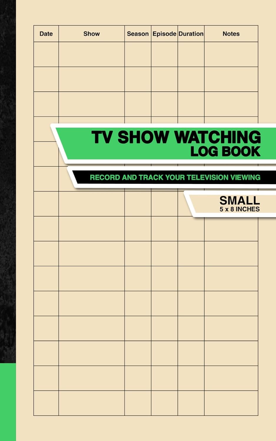 TV Show Watching Log Book: Record and Track Your Television Viewing | Small baixar livro de graça