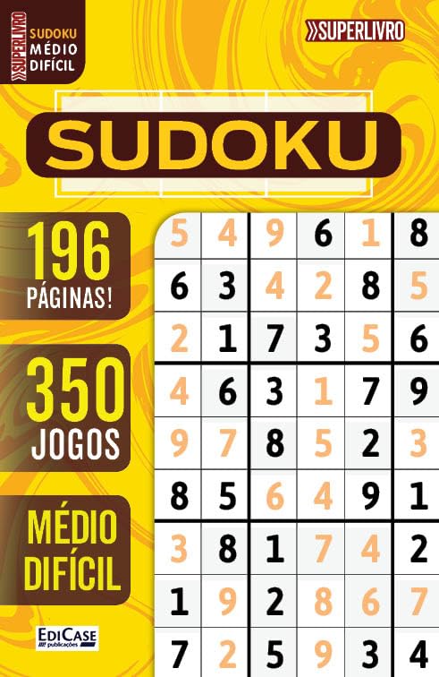 Superlivro Sudoku ed.03 - 196 págs. - Médio/Difícil: O maior passatempo numérico do mundo