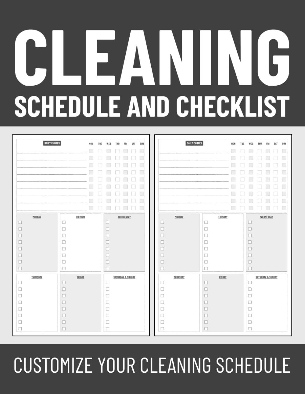 ler totalmente Cleaning Schedule and Checklist