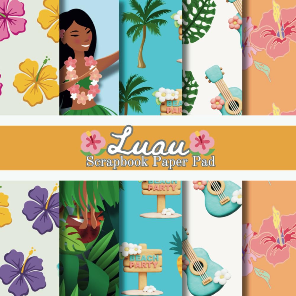 ler totalmente Luau Scrapbook Paper Pad
