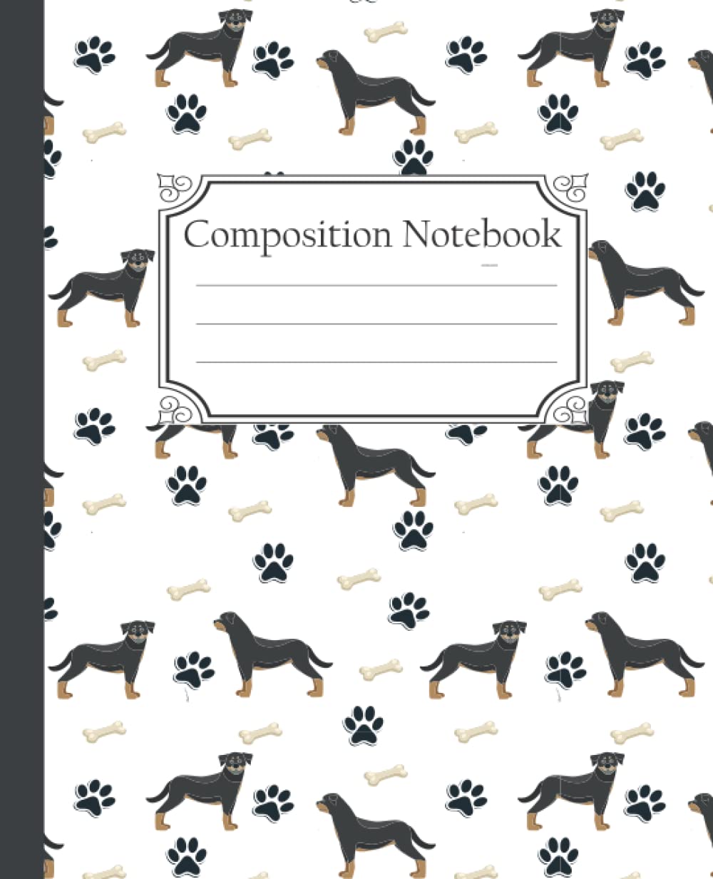capítulo por capítulo baixar Composition Notebbok: Rottweiler Dog Notebook | Wide Ruled Blank Lined Paper | Blank Lined Workbook for Writing Dog'S Notes | Large Dog'S Note Book to Write in Paperback