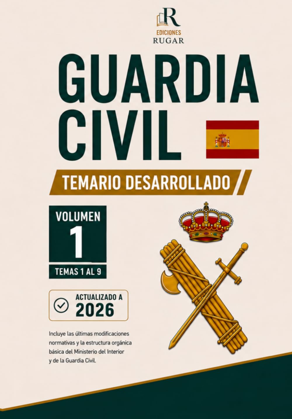ler totalmente Guardia Civil 2026 — Temario Completo para la Escala de Cabos y Guardias: Desarrollo completo del programa oficial con esquemas, puntos clave, errores... Civil — Ediciones RUGAR) (Spanish Edition)