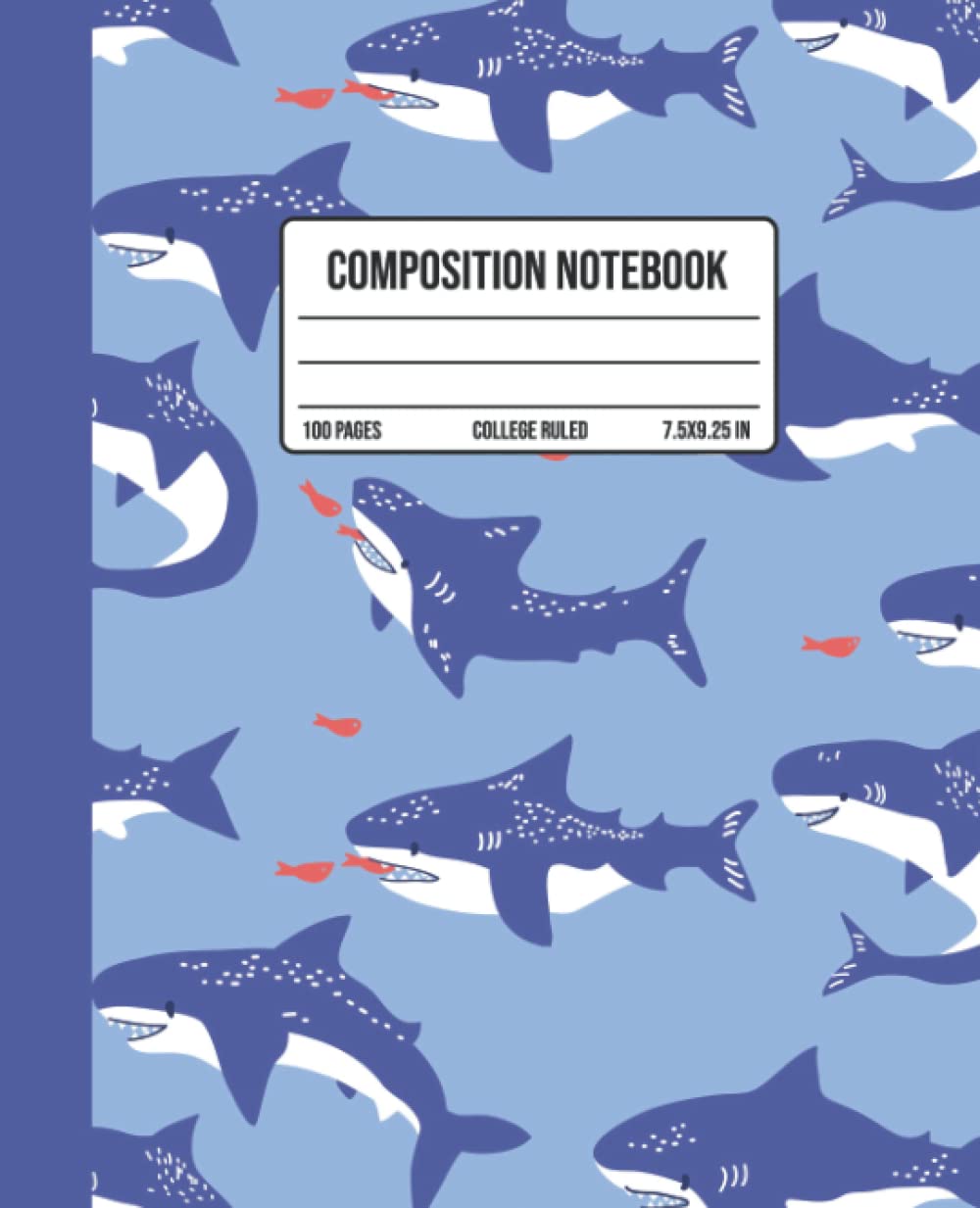 Shark Composition Notebook College Ruled: Purple Big Ocean Shark College Ruled Lined Paper Writing Journal For School, College, And Notes Taking baixar livro de graça