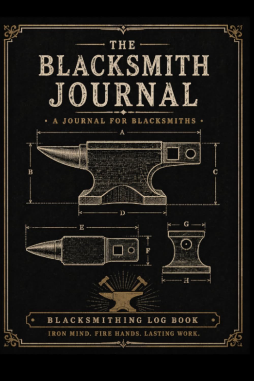 Blacksmithing Anvil Logbook – Forge Journal for Blacksmiths | Iron Working Notebook, Welding & Metal Craft Record Book | 120 Blank Lined Pages with Vintage Anvil Sketch Design baixar livro de graça