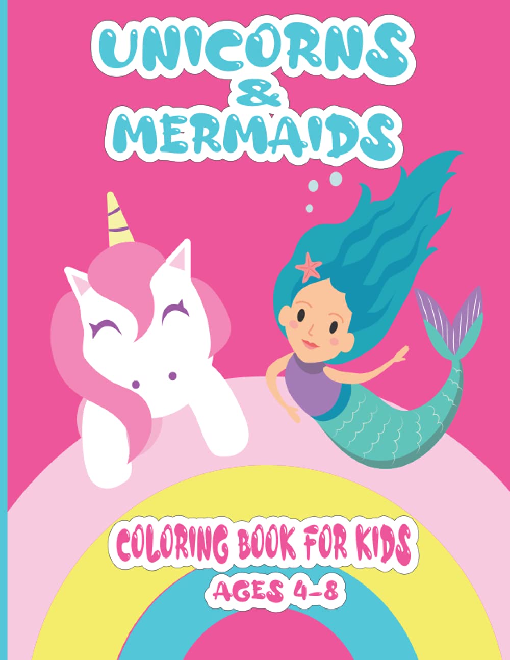 capítulo por capítulo baixar Unicorns & Mermaids Coloring Book For Kids Ages 4-8: Cute & Unique Coloring Pages (Unique Coloring Gift Pages)
