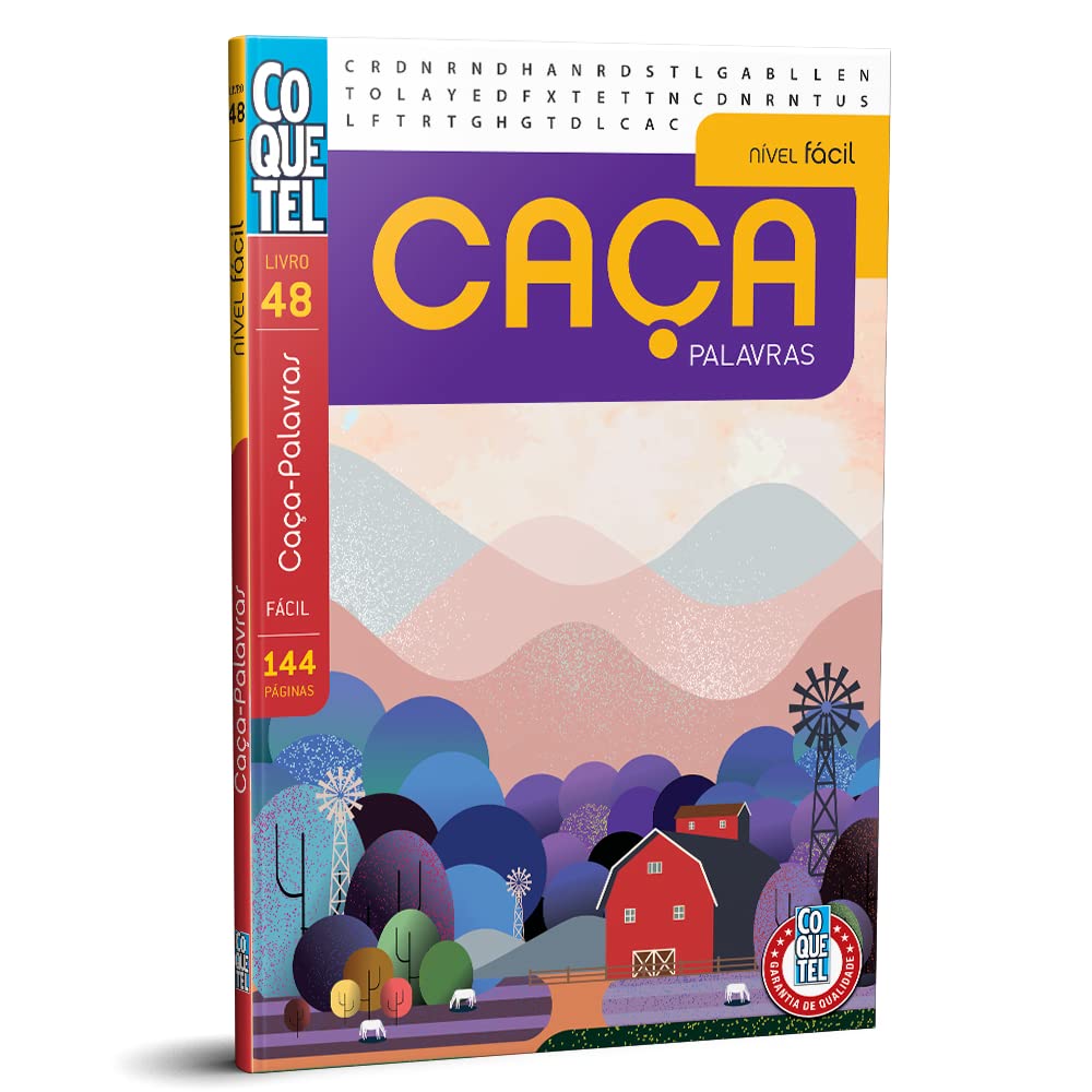 Livro Coquetel Caça-palavras nível fácil Ed 48 baixar o livro de graça