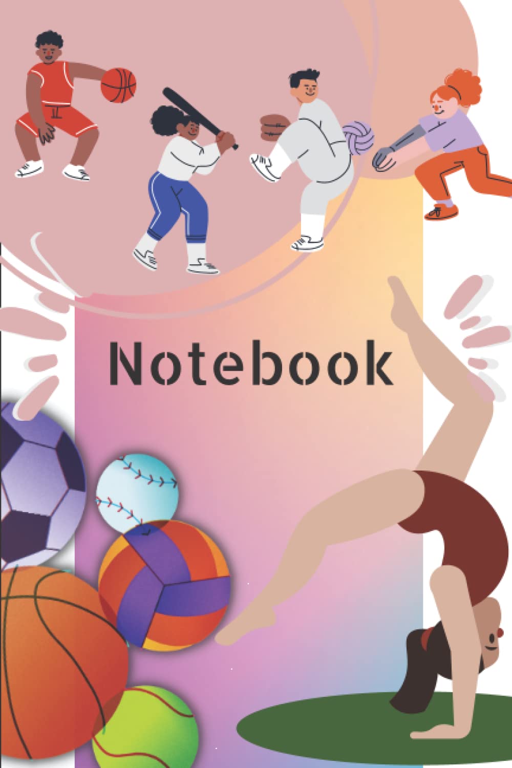 Notebook: A Cool Sports Themed Journal, 120 Pages, Ideal for Mom, Dad, Kids and Sports Lovers. baixar livro de graça