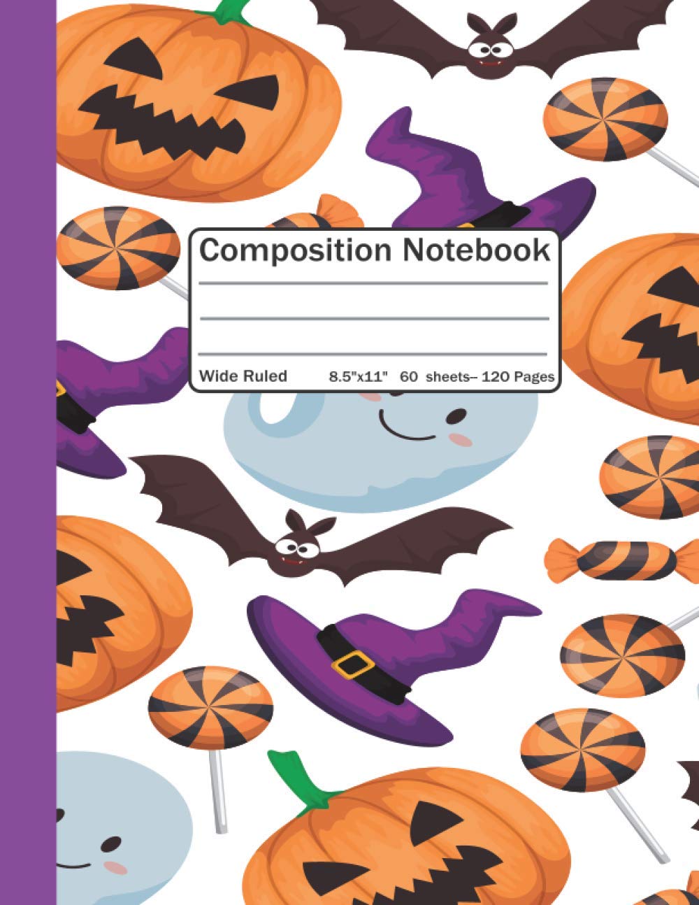 Composition Notebook: Wide Ruled Lined Paper Notebook Journal, Cute Halloween Workbook for Boys Girls Kids Teens Students for Back to School and Home College Writing Notes. baixar o livro de graça