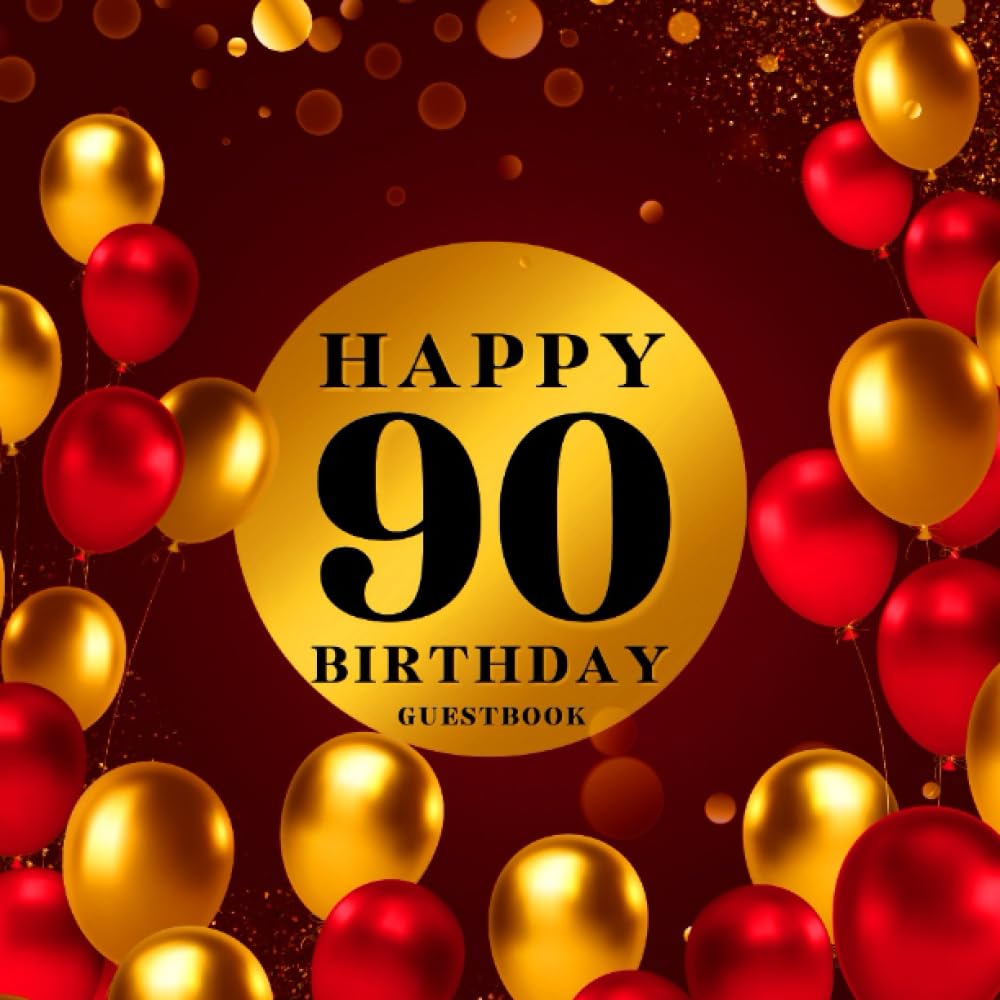 90th birthday guest book red and gold guest book: suitable for Polaroid photos. and has a page for writing impressions for guests to express their... x 8.5 inches, 120 pages. 1 page per 1 guest. baixar livro de graça
