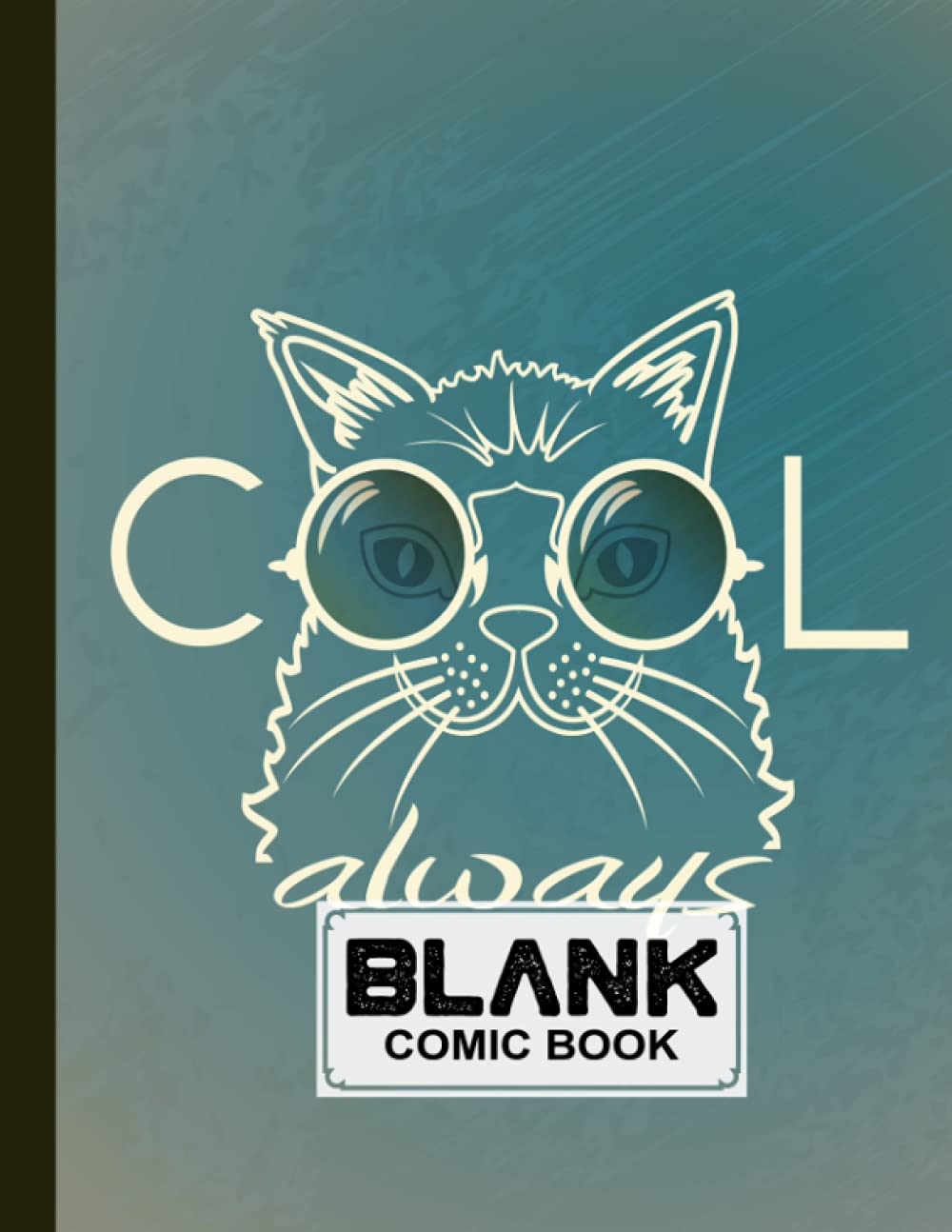 Blank Comic Book: Premium Cool Cat Cover Blank Comic Book, Create Your Own Story, Journal, Notebook, Sketchbook for Kids and Adults, 120 Pages - Size 8.5" x 11" Notebook by Theresa Krebs baixar livro de graça