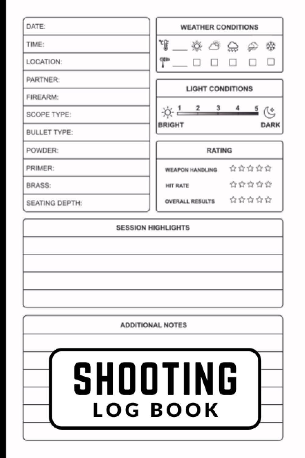 Shooting Log Book: A Detailed Log for Beginner and Professional Shooters, with Added Sections for Notes and Target Diagrams baixar o livro de graça