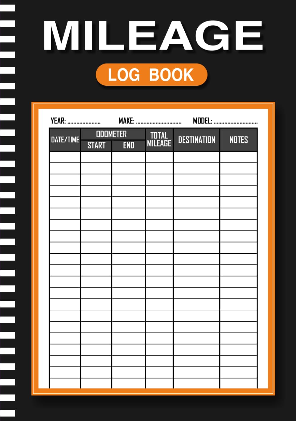 MILEAGE LOG BOOK: Vehicle Odometer Tracker & Auto Record Journal | Log Your Business & Personal Trips (A5, 105 Pages) baixar o livro de graça