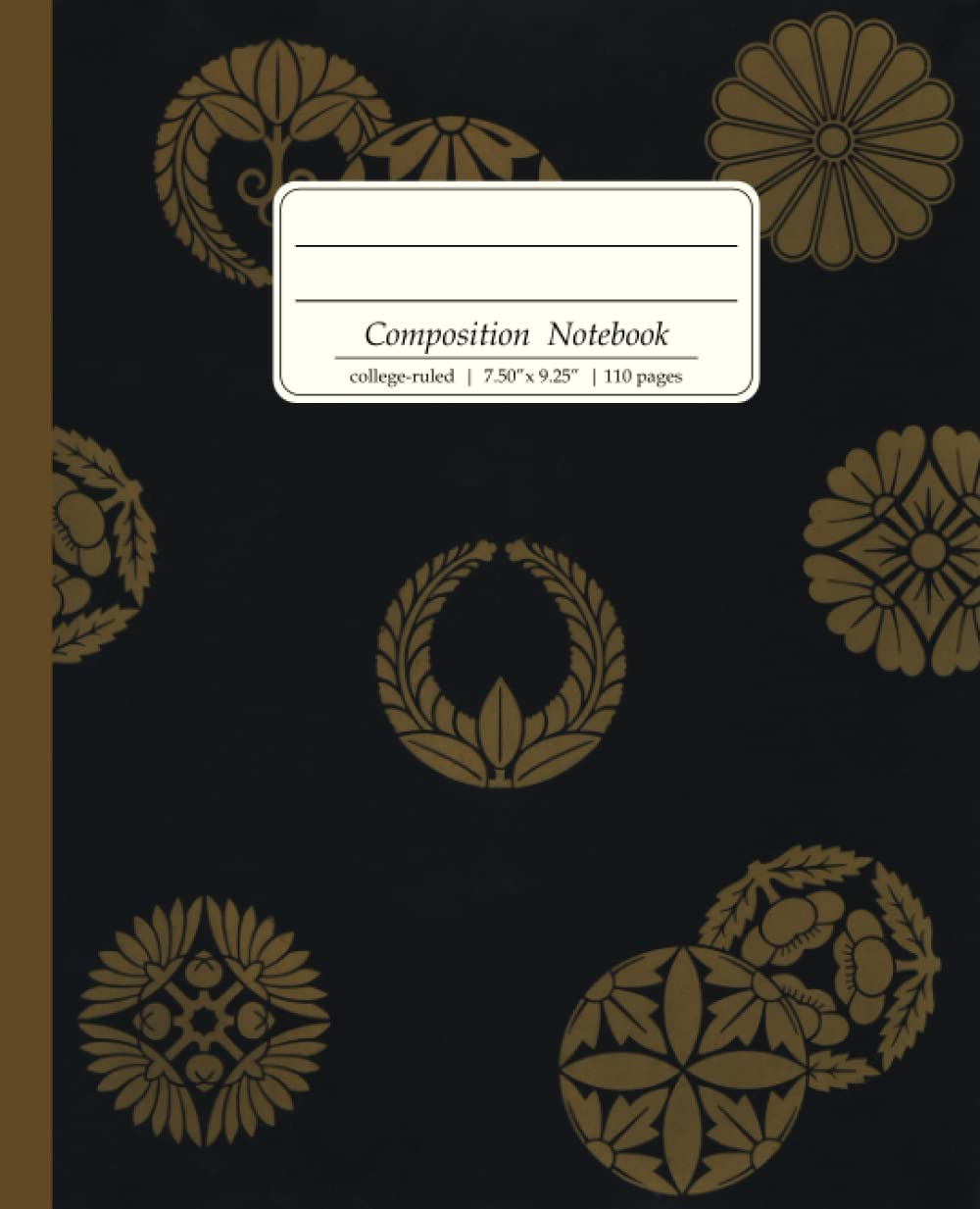 Composition Notebook College Ruled: 110 Page Book with an Index & featuring Vintage Japanese Sigil Patterns baixar o livro de graça