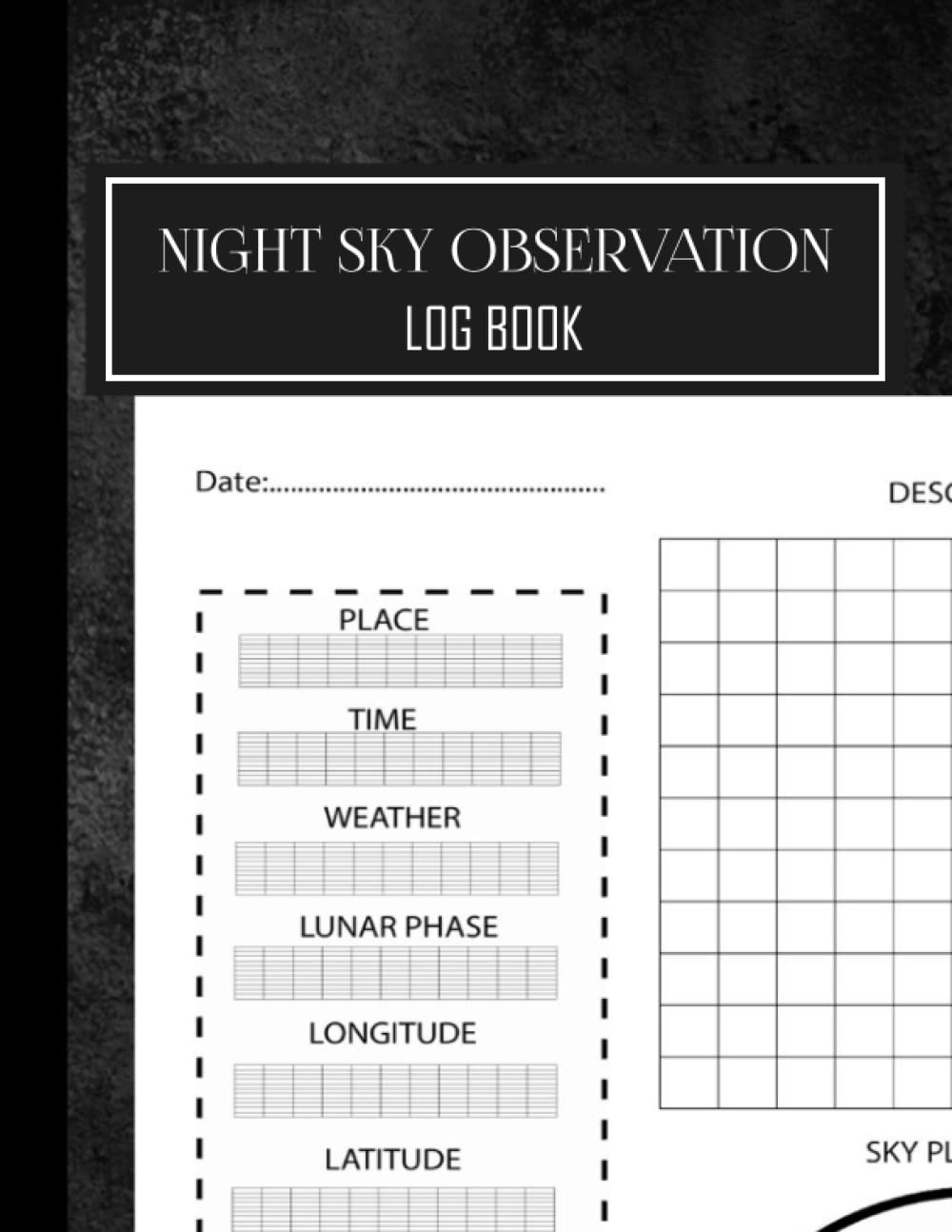 Night Sky Observation Log Book: A night sky observation log book for space lover Night Sky Observations Record Journal, stargazing journal, astronomy gifts baixar o livro de graça