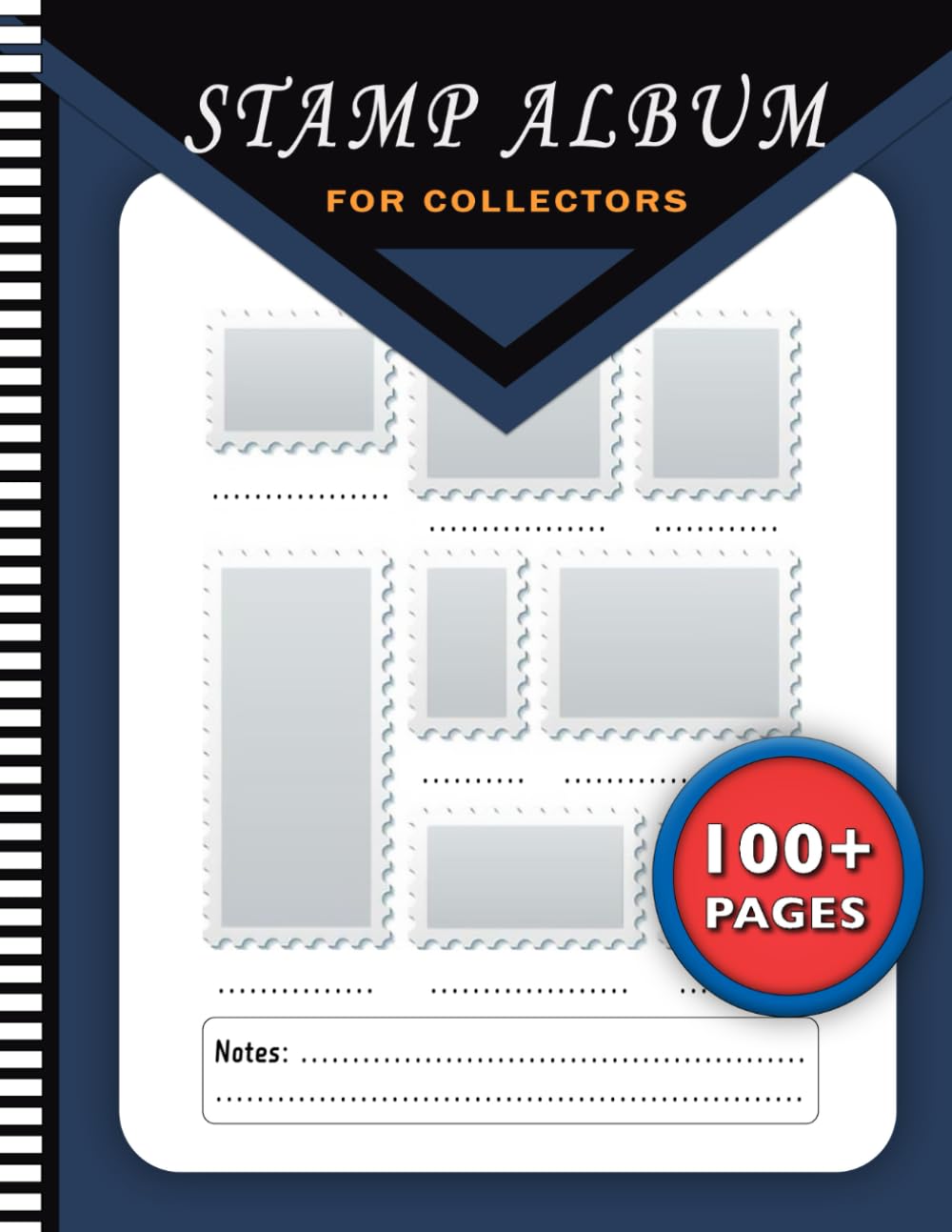 Stamp Album For Collectors With Spaces For Mounting Stamps Notes And More