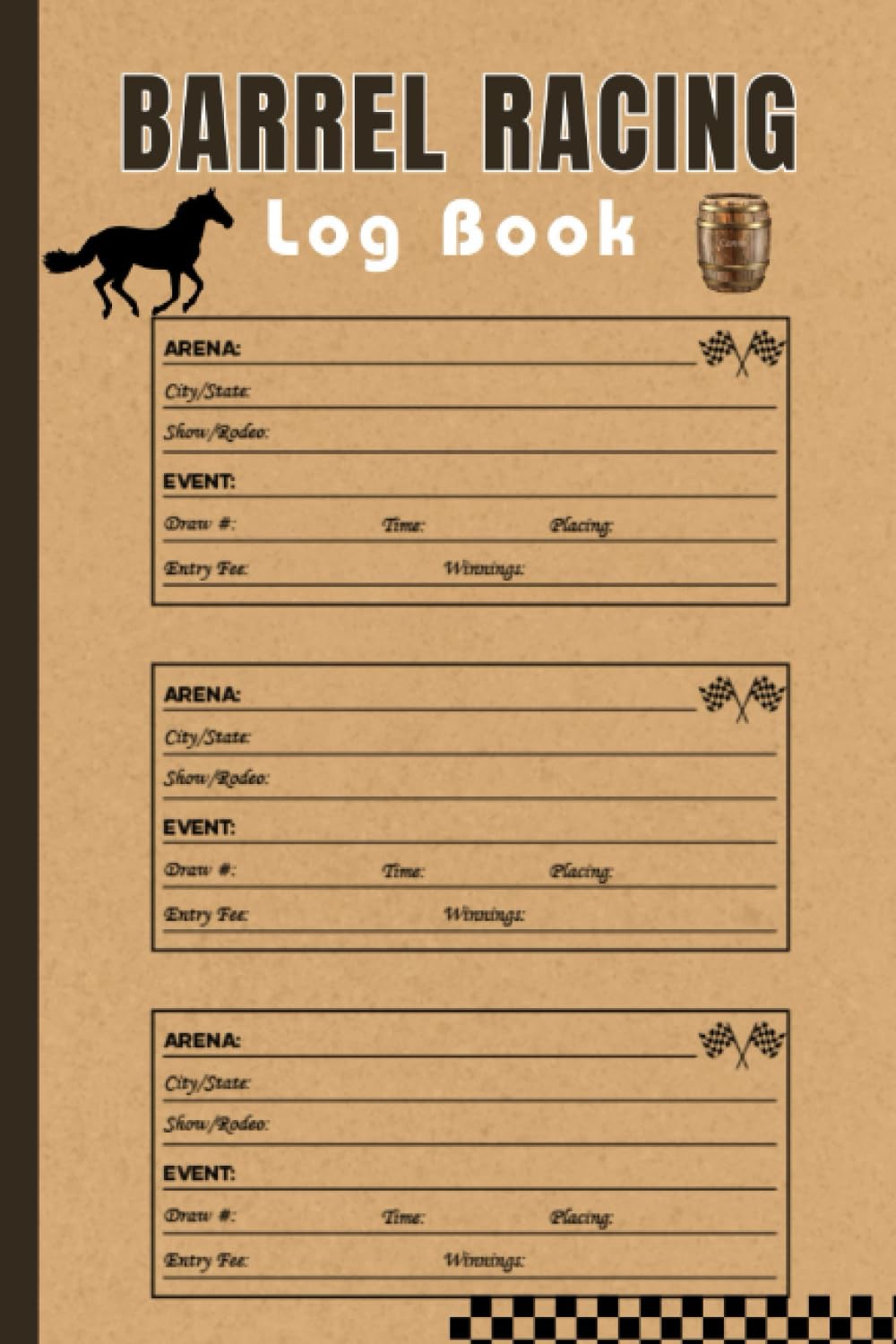Barrel Racing Log Book: A Tracker for Rodeo Enthusiasts | Stay on Top of Your Pole Bending Performance, Including Arena Details, Rodeo Standings, Show Results, Placings, Victories, and More! baixar o livro de graça