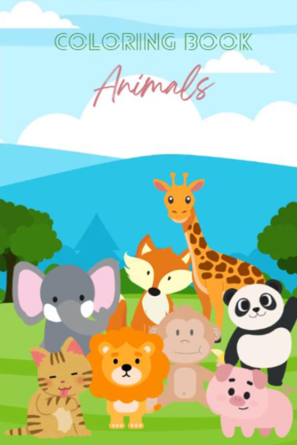 Coloring Book: Animals (Portuguese Edition) baixar o livro de graça
