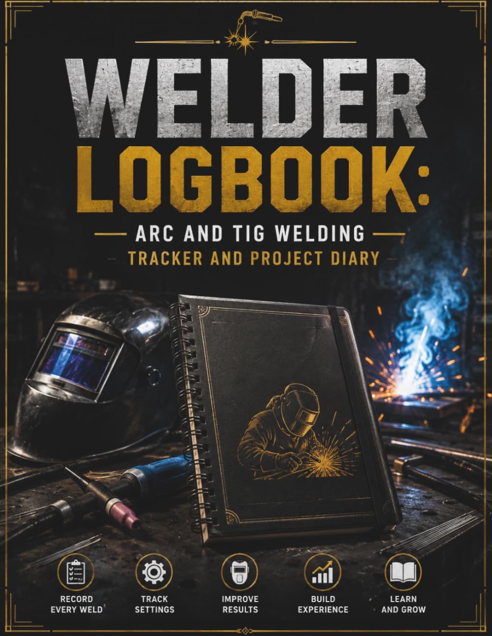 ler totalmente Welder Logbook: Arc and TIG Welding Tracker and Project Diary: Comprehensive Record Book for Weld Settings, Materials, and Job Notes