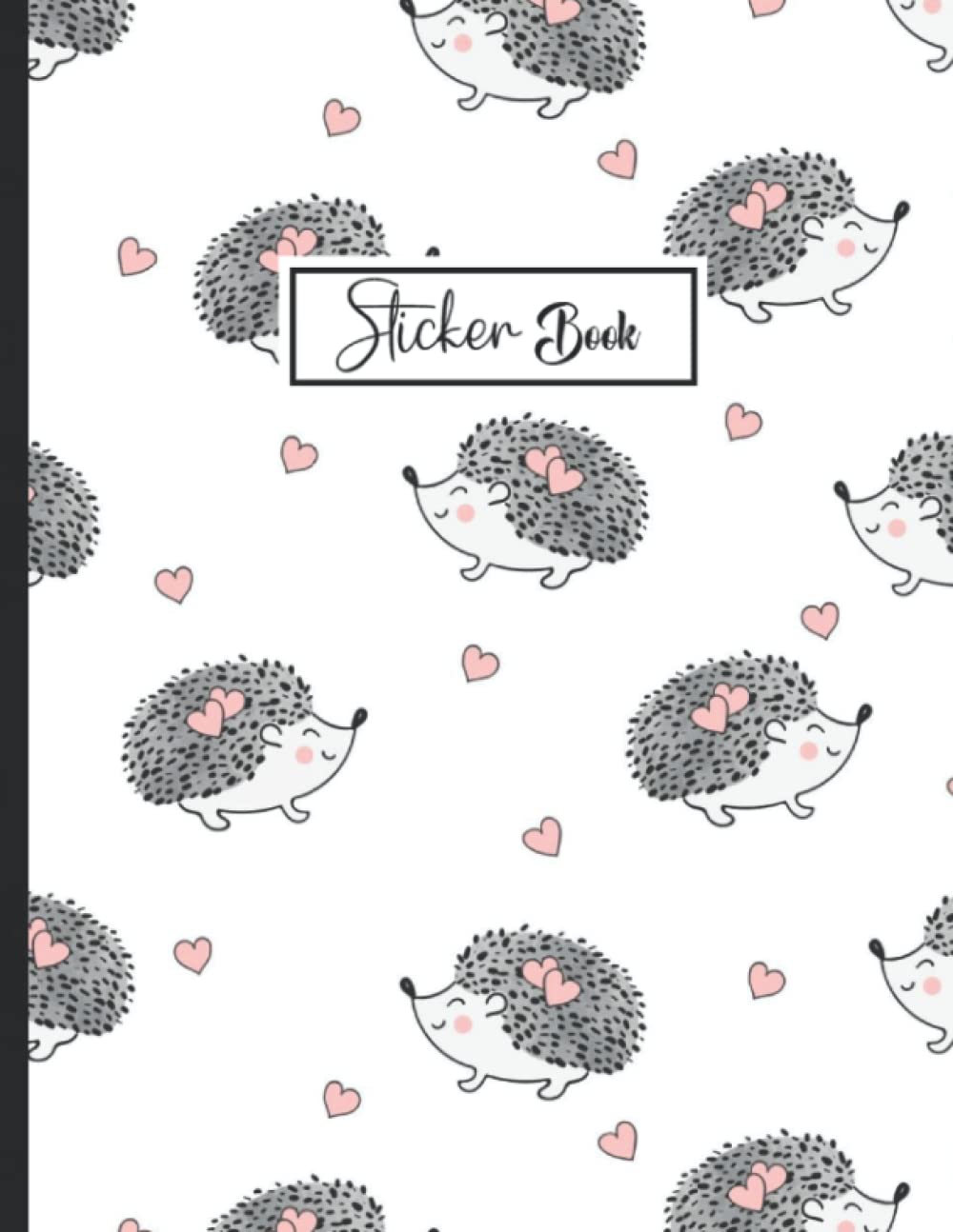 capítulo por capítulo baixar Sticker Book: Blank Sticker Collection Book for Girls with Hedgehog.