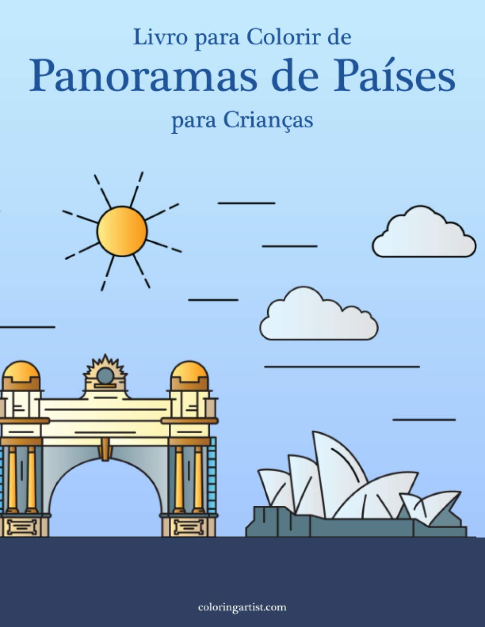 capítulo por capítulo baixar Livro para Colorir de Panoramas de Países para Crianças