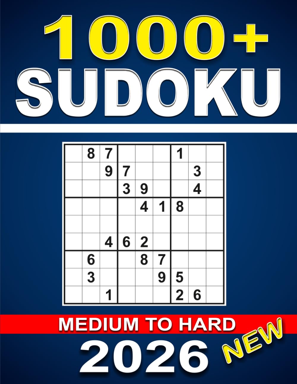 ler totalmente 1000+ Sudoku Puzzles for Adults: Medium to Hard Puzzle Book for Adults, Teens, and Seniors