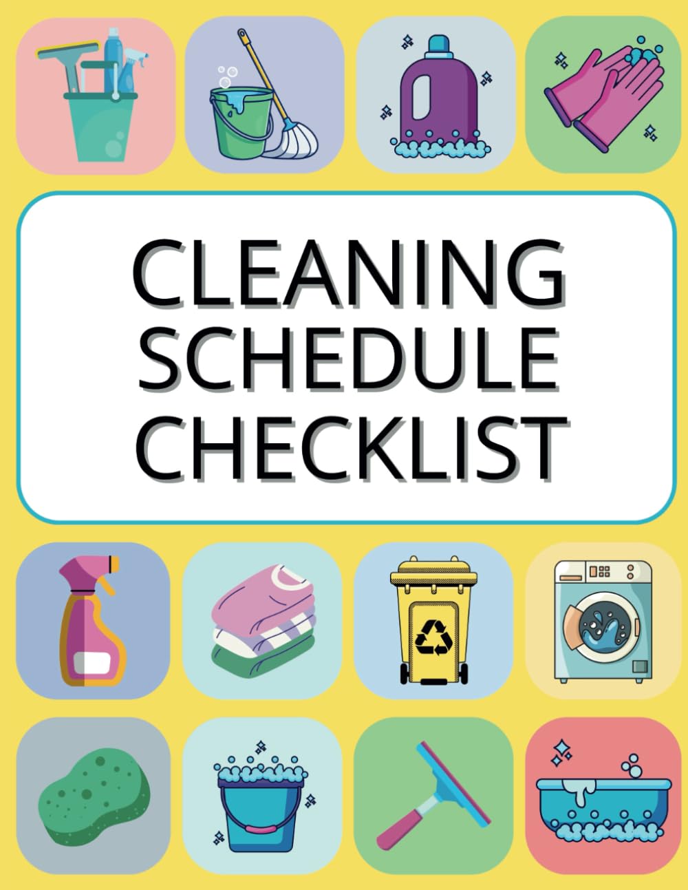 capítulo por capítulo baixar Cleaning Schedule and Checklist: Daily Weekly & Monthly Household Cleaning Schedule, Housekeeping Checklist Planner, and Organizer |110 Pages 8.5X11 Inches