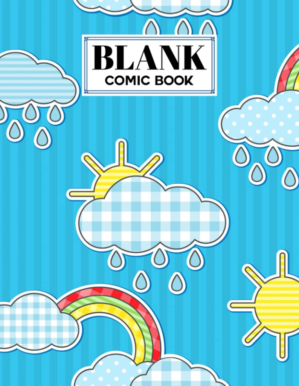 capítulo por capítulo baixar Blank Comic Book: Rainbows Sky Cover, Draw Your Own Comics - 120 Pages of Fun and Unique Templates - A Large 8.5" x 11" Notebook by Konstanze Schilling