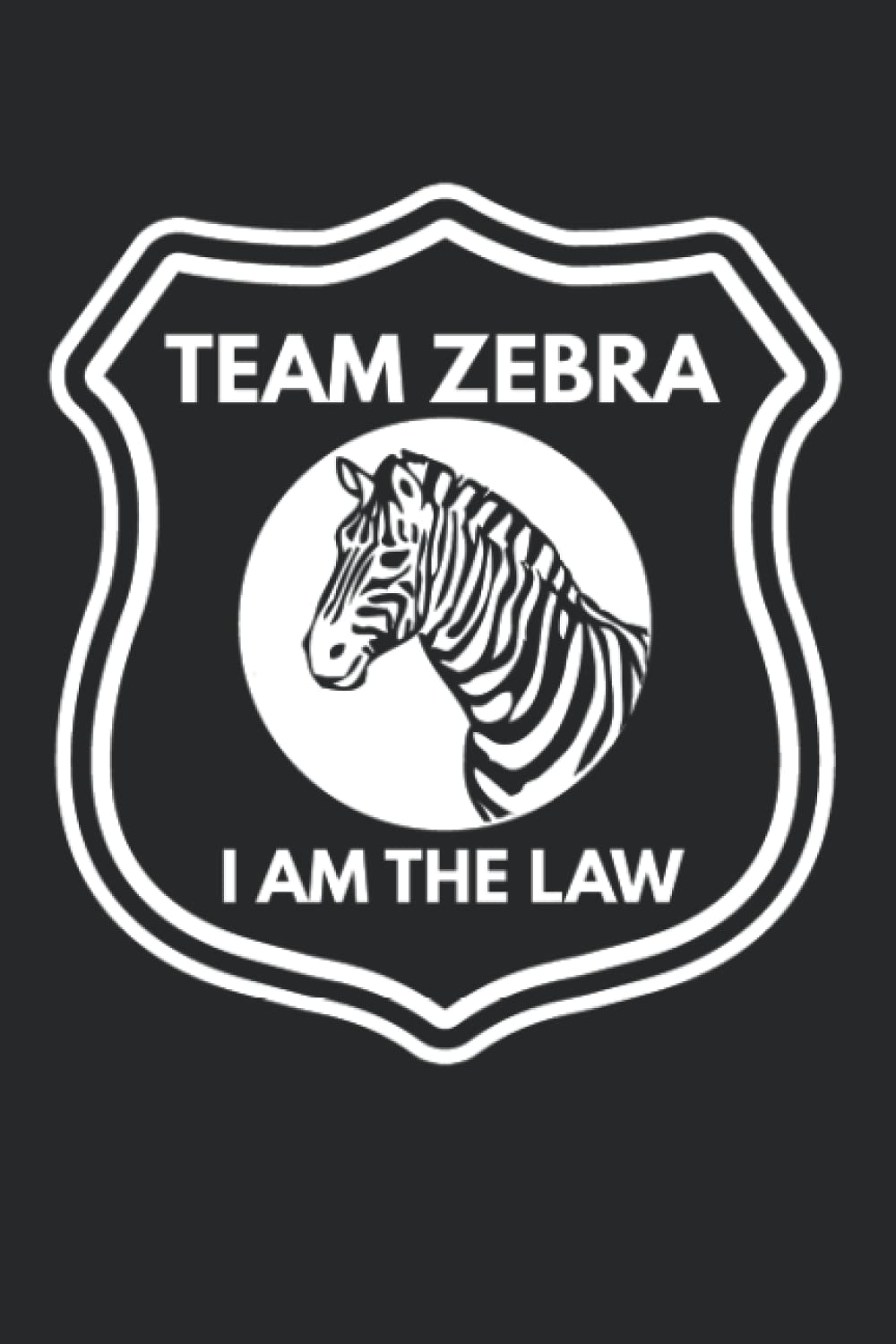 Team Zebra I Am The Law: Referee Lined Notebook baixar o livro de graça