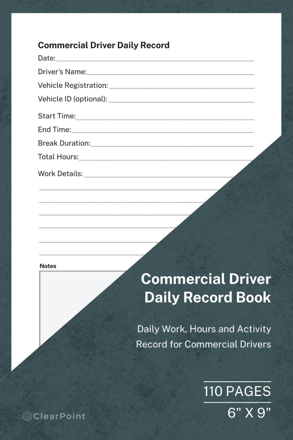 capítulo por capítulo baixar Commercial Driver Daily Record Book: Daily Work, Hours and Activity Record for Commercial Drivers | 110 Pages | 6 × 9 Format: Commercial Driver Work and Activity Tracking Log Book