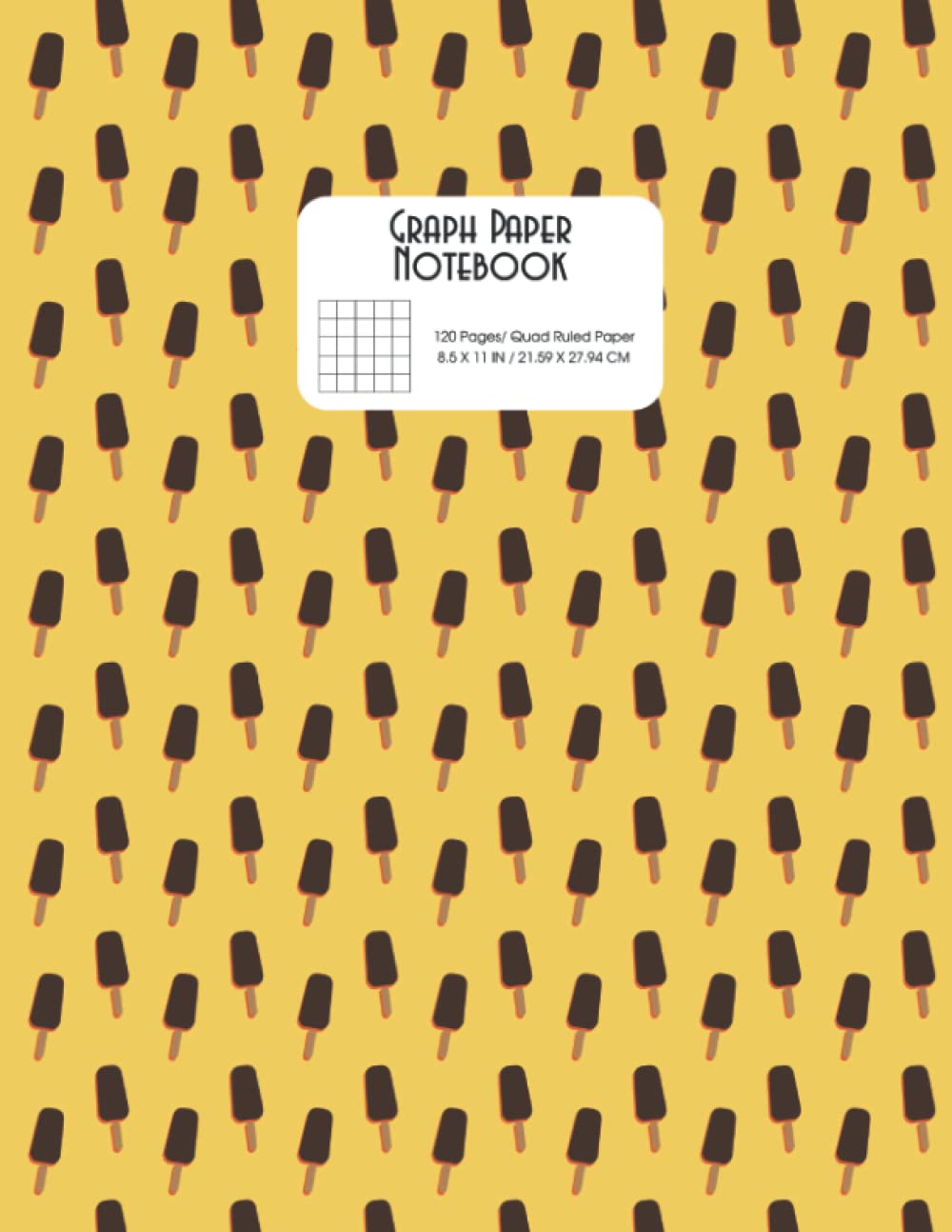 Graph Paper Notebook - 120 Pages 8.5 x 11 inch: Grid Paper Notebook, Grid Paper For Math Science, Engineering, Architects, Artists, Students| Quad Ruled 5x5 - Vol 60 (Graph Paper (5x5))