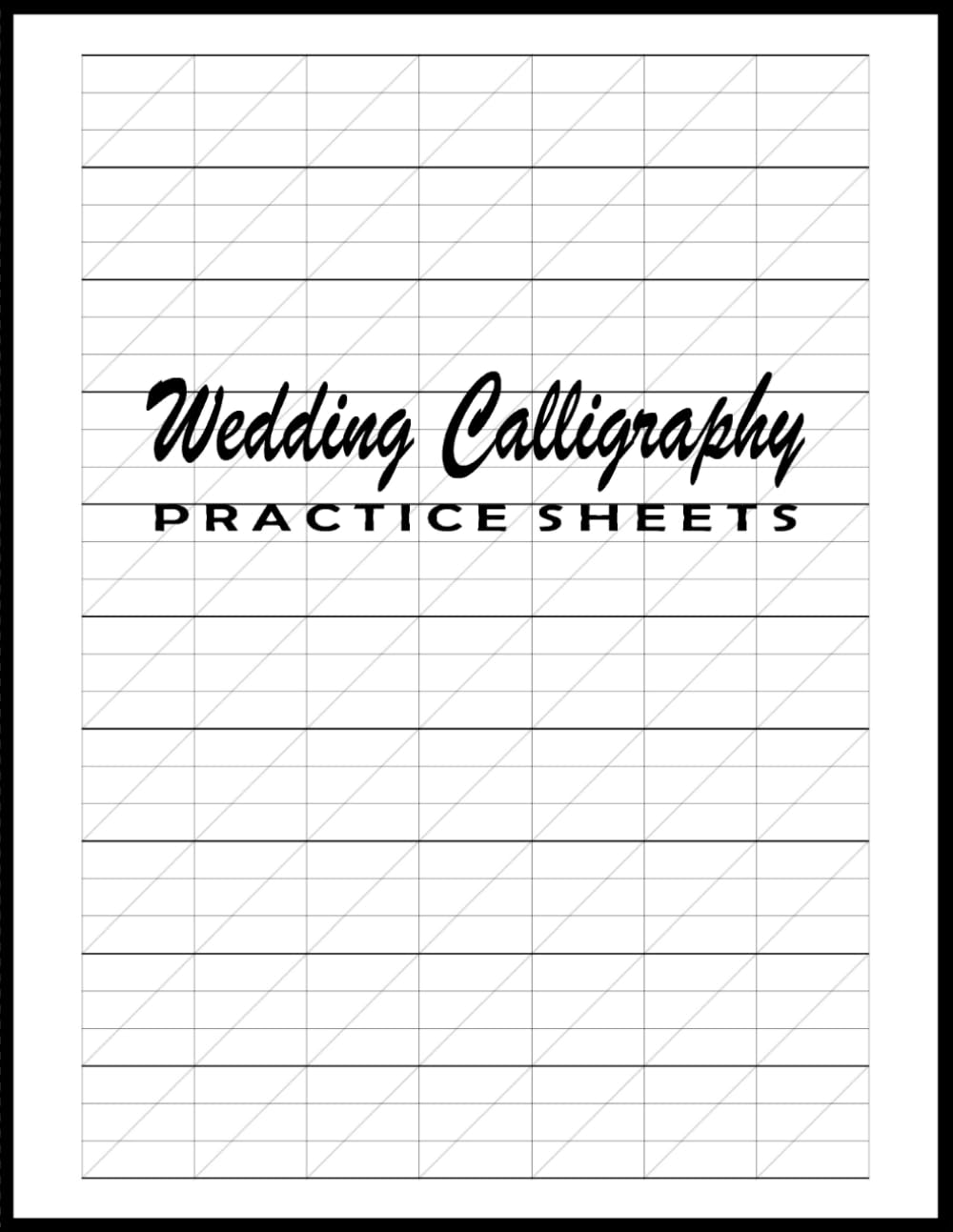 capítulo por capítulo baixar Wedding Calligraphy Practice Sheets: Slanted Grid Notebook for Elegant Lettering, Invitation Design, Ceremony Place Cards, Handwritten Greeting and... for Beginner and Advanced Professional
