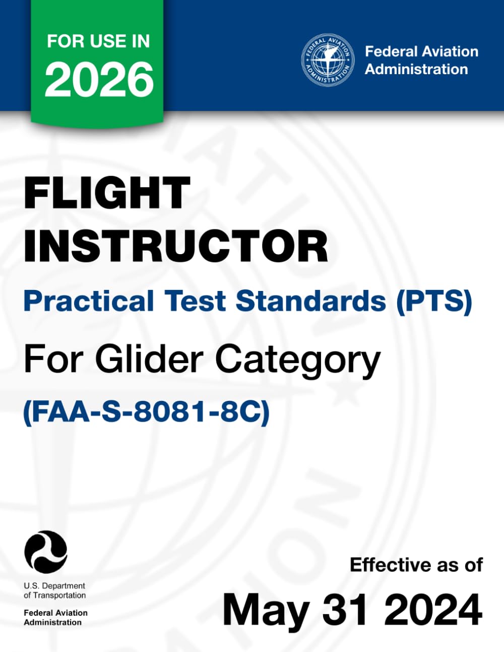 capítulo por capítulo baixar Flight Instructor Practical Test Standards (PTS) for Glider Category (FAA-S-8081-8C)