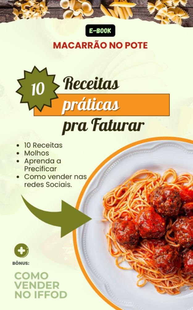 E-book Macarrão no Pote: Receitas de Sucesso para Fazer e Lucrar Muito baixar livro de graça