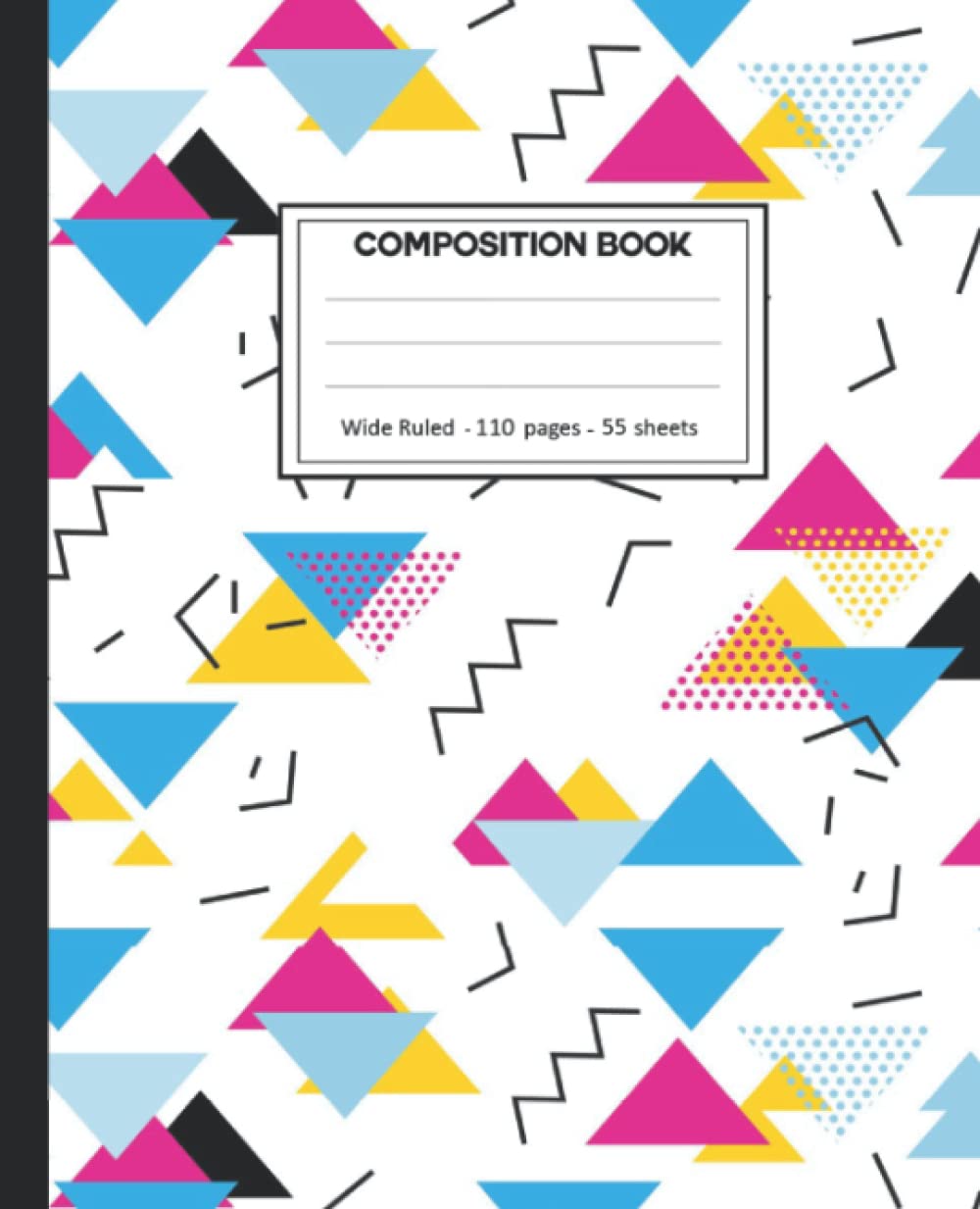 ler totalmente Composition Notebook: Composition Notebook with 80s 90s for School.