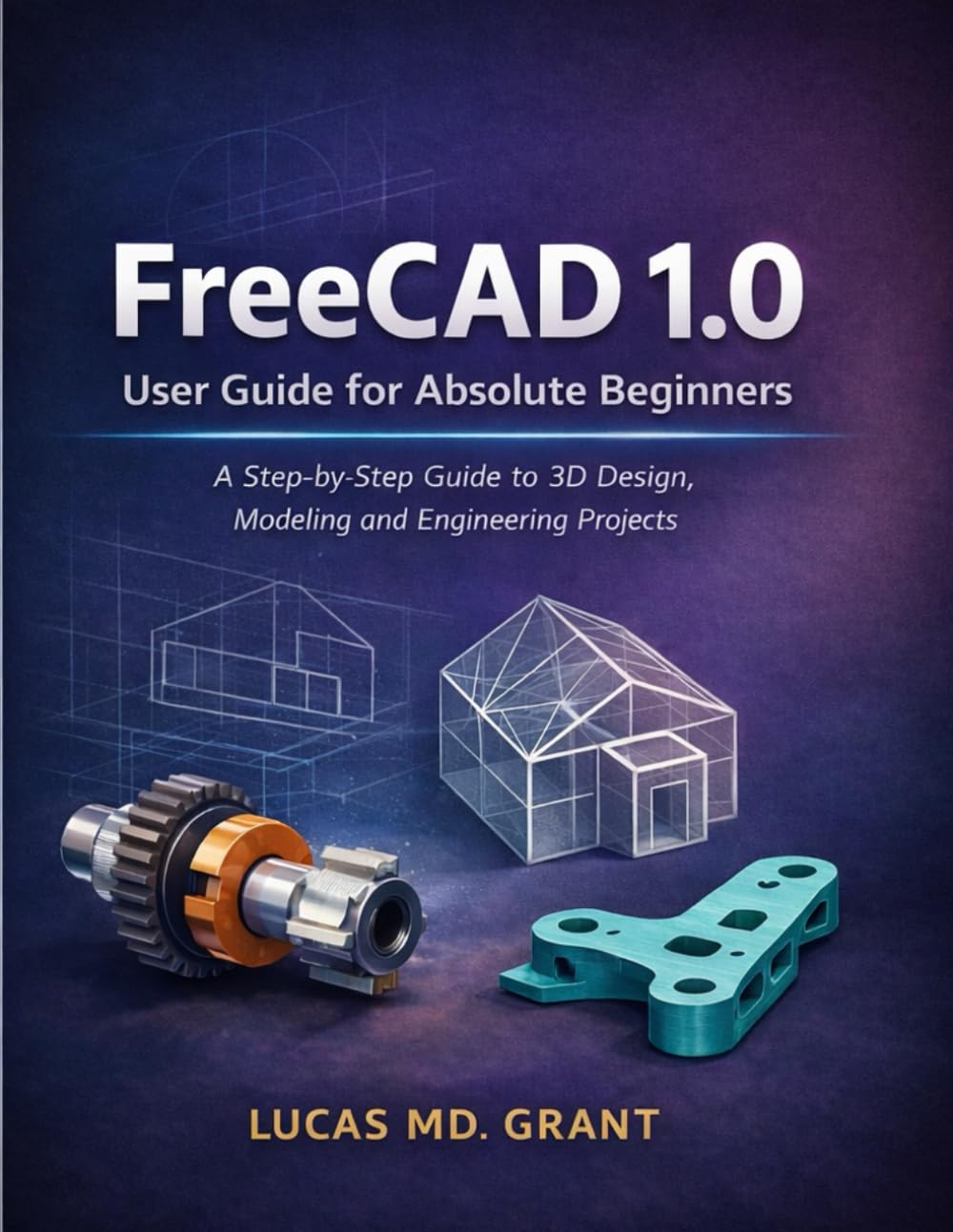 capítulo por capítulo baixar FreeCAD 1.0 User Guide for Absolute Beginners: A Step-by-Step Guide to 3D Design, Modeling and Engineering Projects