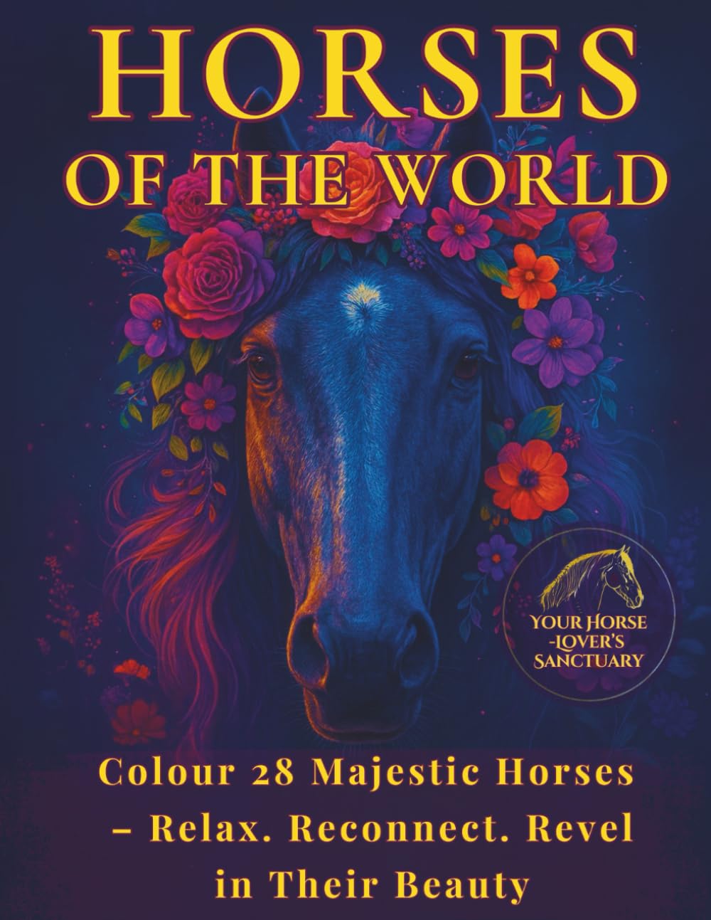 capítulo por capítulo baixar Horses of the World: A Horse Lover’s Therapeutic Colouring Book: 28 Calm & Beautiful Breeds to Colour with Reflections for Self-Love, Mindfulness and... Activity for Teens, Women & Equestrian Fans