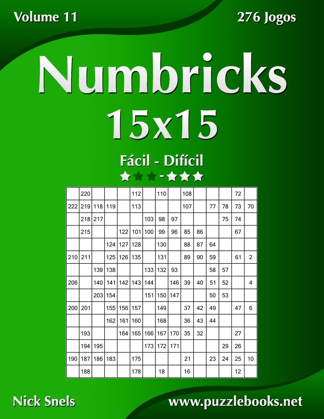 Numbricks 15x15 - Fácil ao Difícil - Volume 11 - 276 Jogos baixar livro de graça