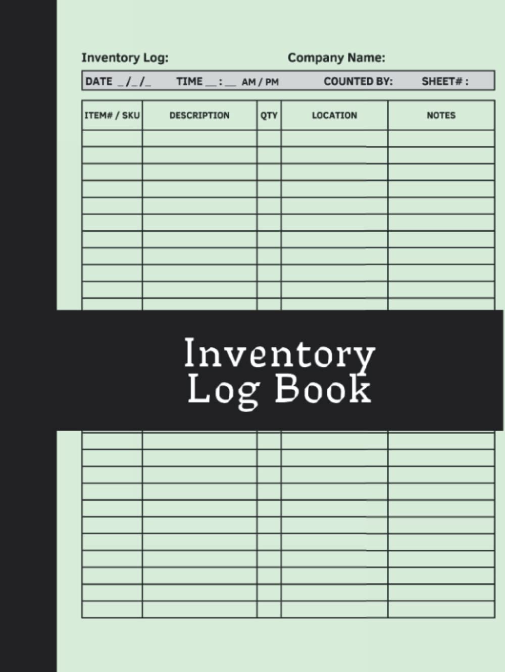 ler totalmente Inventory Log Book FOR Small Business And Merchants - Hardcover - Green: Large Inventory Log Book, For Small Business Or Personal Use, Intuitive and... Sheets, Record Book, Reseller, Track Sales