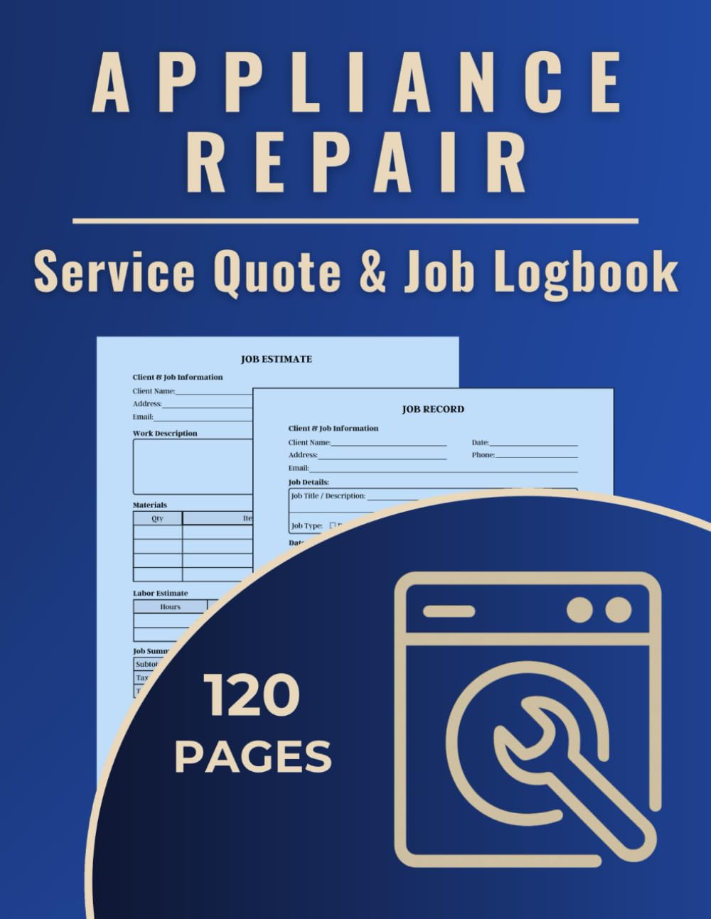 capítulo por capítulo baixar Appliance Repair Service Quote & Job Logbook: A dual-purpose logbook to track repair quotes and record completed appliance service jobs for technicians and in-home repair professionals.