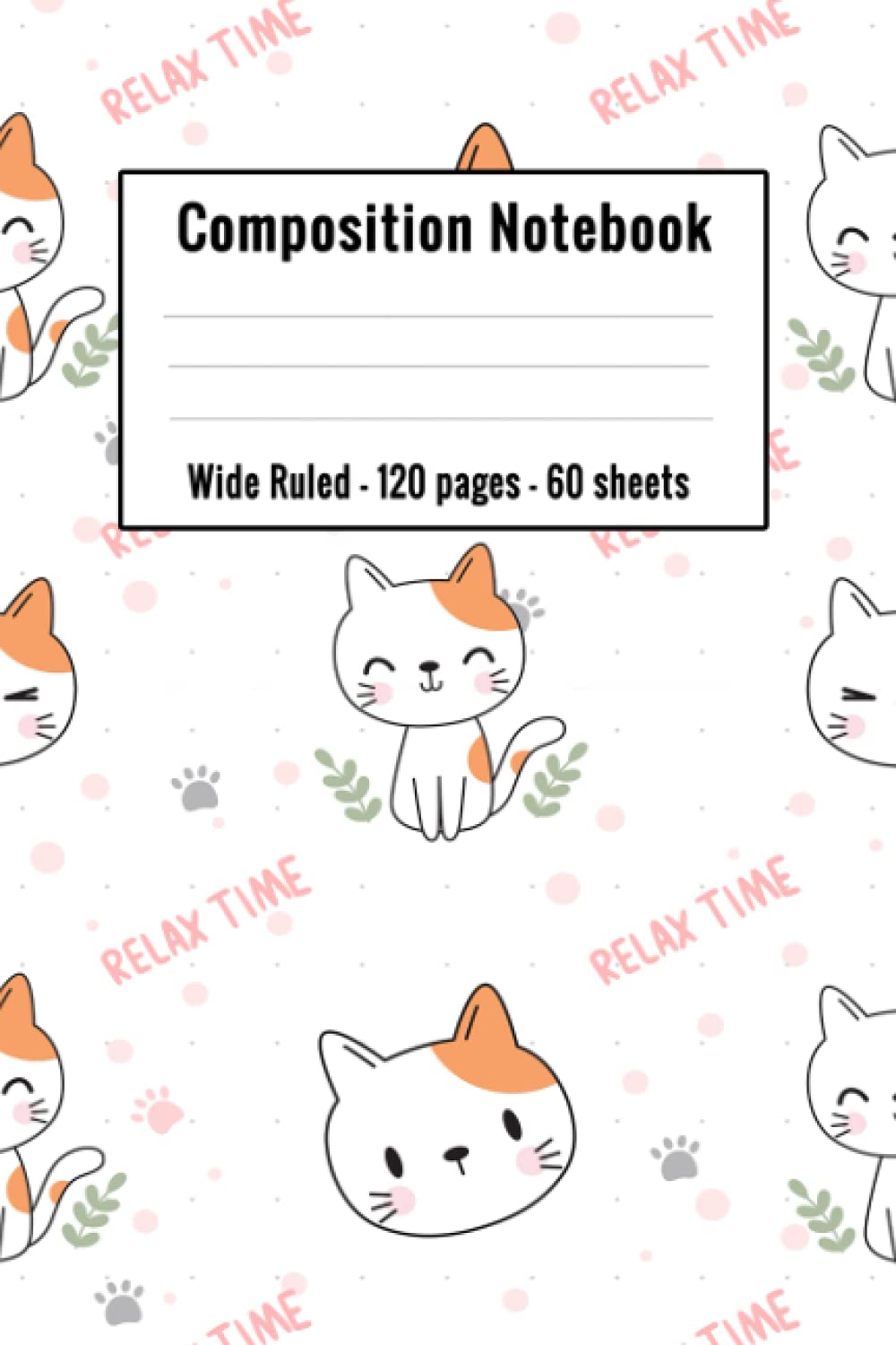 Composition Notebook: cat composition notebook wide ruled | cute colorful cats college ruled lined pages for kids girls boys students teens baixar livro de graça