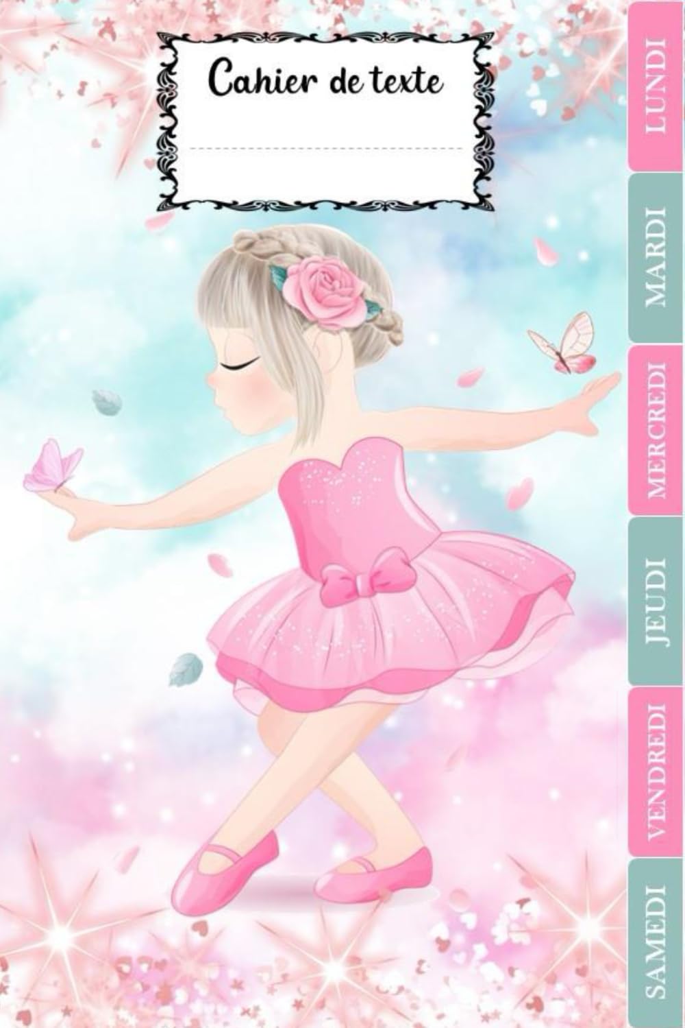 capítulo por capítulo baixar CAHIER DE TEXTE: Danseuse pour fille en Primaire - Intérieur en Couleurs - Pour bien organiser et planifier votre année scolaire (French Edition)