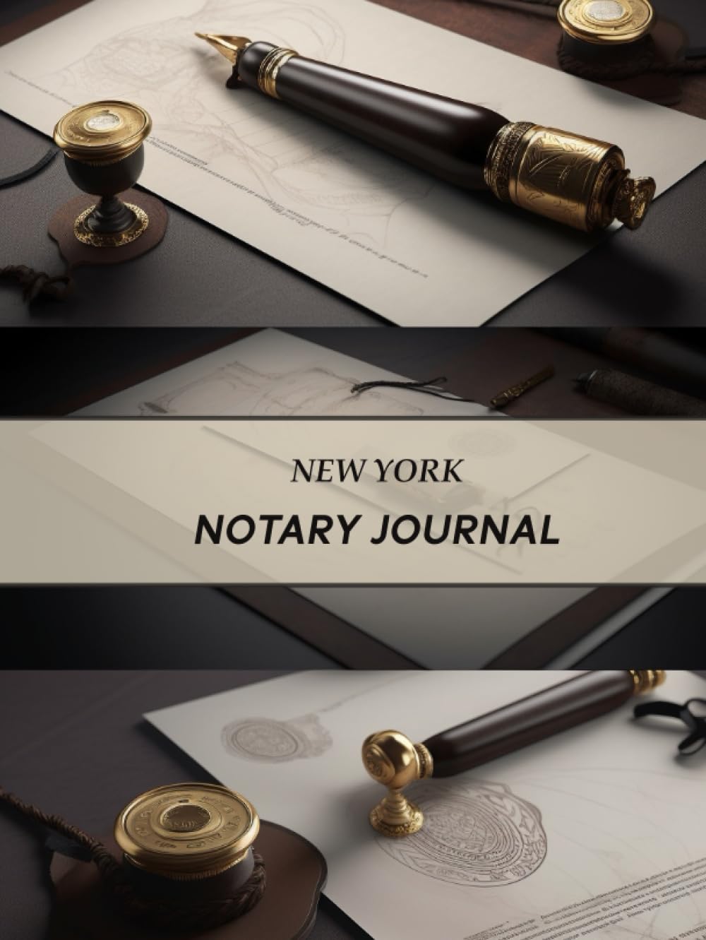ler totalmente New York Notary Journal: Public Notary Log Book for Tracking Notarial Acts - Hardcover, Large Size, 234 Records