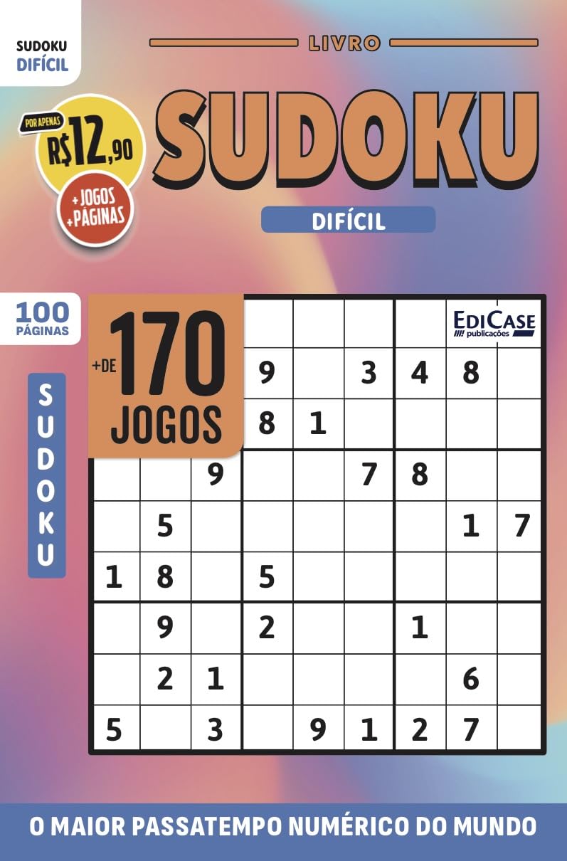 Livro Sudoku 31 + Lápis de Brinde: Nível Difícil - O maior passatempo numérico do mundo baixar o livro de graça