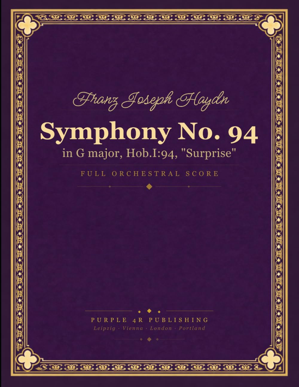 ler totalmente Haydn: Symphony No. 94 in G major, Hob.I:94 (Surprise) - Full Orchestral Score