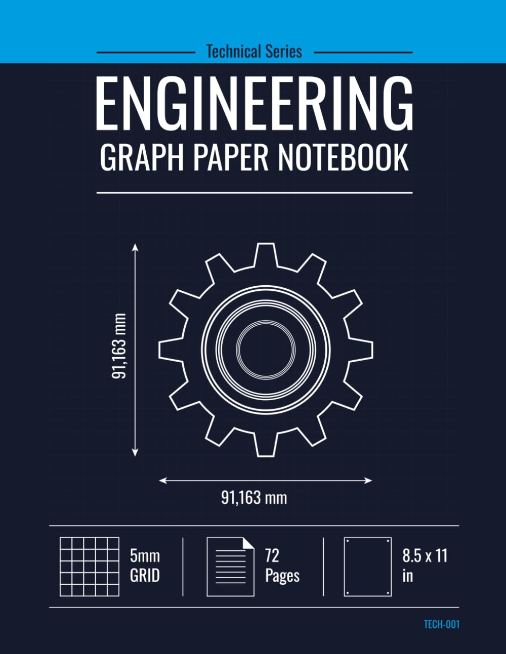 ler totalmente Engineering Graph Paper Notebook: 5 mm Graph Paper for Engineering, Technical Drawing, Mathematics, Architecture, Design & STEM (Engineering Paper Series)